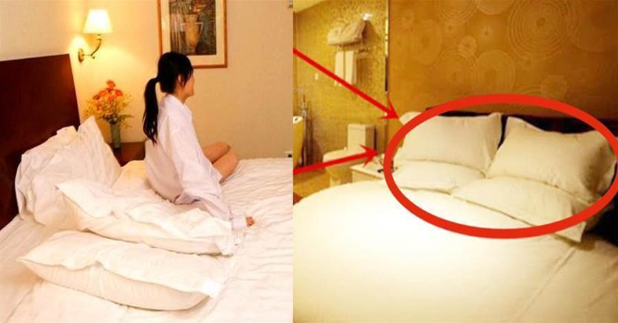 出門住酒店，情侶包間的雙人床，為什麼要放四個枕頭？前臺不小心說漏了嘴