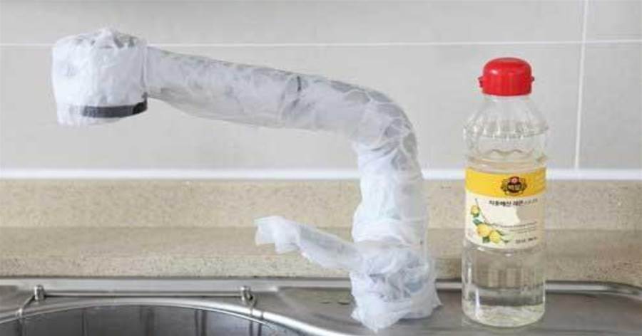 水龍頭水漬太多，抹布擦沒有用！教你用「一張衛生紙」解決，簡單方便，乾淨到反光