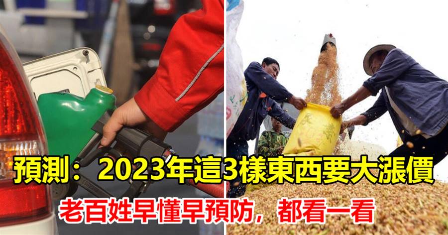 專家：2023年這3樣東西要大漲價，老百姓早懂早預防，都看一看